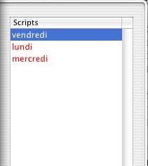 Les scripts