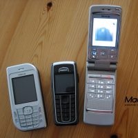 Les 3 Nokia de face