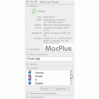 Changer langue iTunes 4.7.1