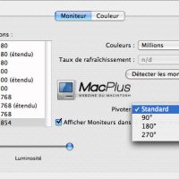 Fonction pivot pour moniteur