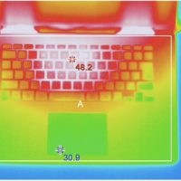 macbook pro retina relevé thermique