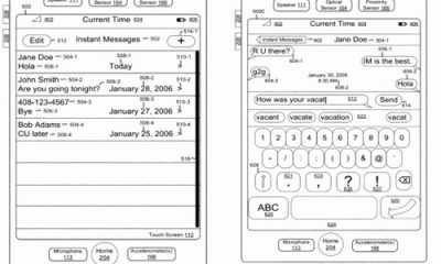 interface tactile brevet