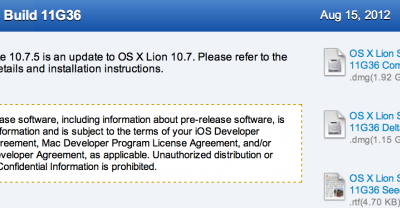 Mac OS X 10.7.5