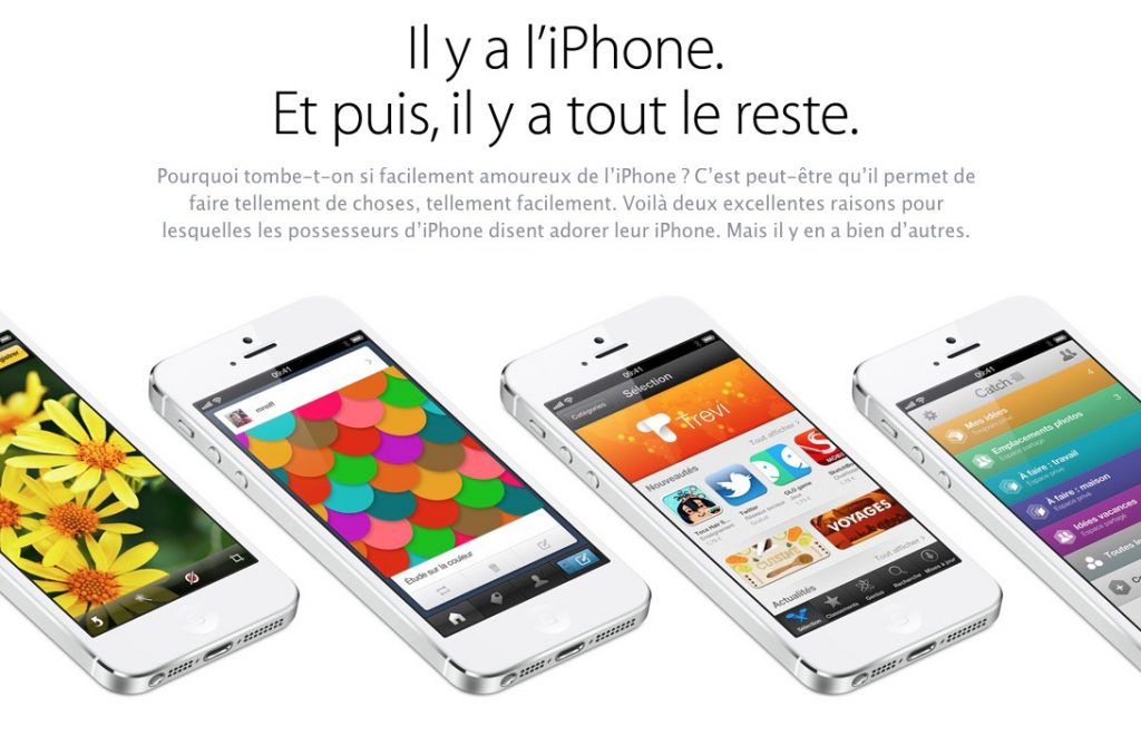 Pourquoi l'iPhone, en français