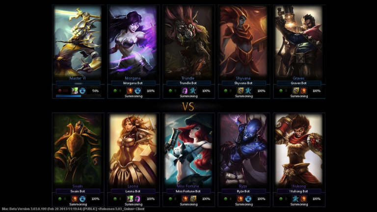 League of Legend  de retour sur Mac