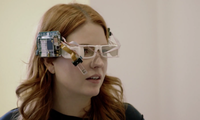 Le premier prototype de Google Glass.