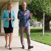 Tim Cook et Ginni Rometty, CEO d'IBM