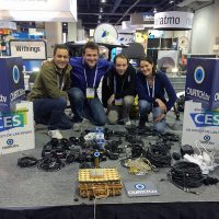 L'équipe OUATCH.TV au CES 2014