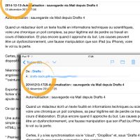 Comparaison des deux options dans les Mails