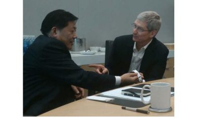 Tim Cook et Lu Wei