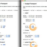 … information reportée aux autres formules