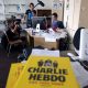 La rédaction de Charlie hebdo en 2012