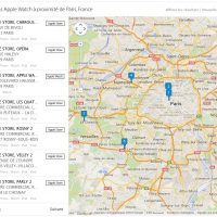 Apple Watch et Apple Watch Sport à Paris