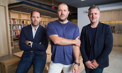 lan Dye, Jony Ive, et Richard Howarth (de gauche à droite)