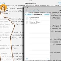 Ne pas oublier sous iA Writer de lancer la synchro…