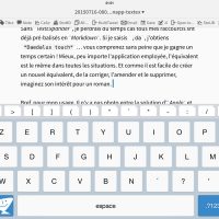 Le clavier tiers sous iOS