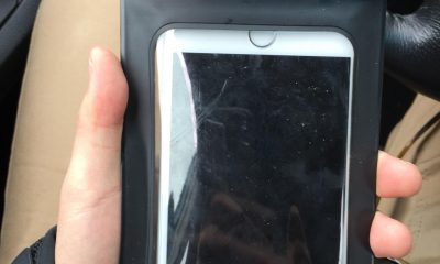 iPhone 6 Plus dans sac étanche