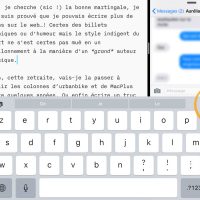 Une icône inutile dans iA Writer, dommage…