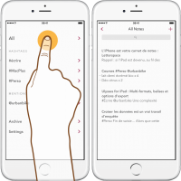 Un appui sur toutes les notes ou juste le Hashtag souhaité…