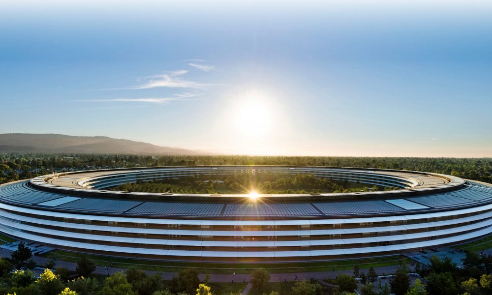 Vue de l'Apple Park à Cupertino