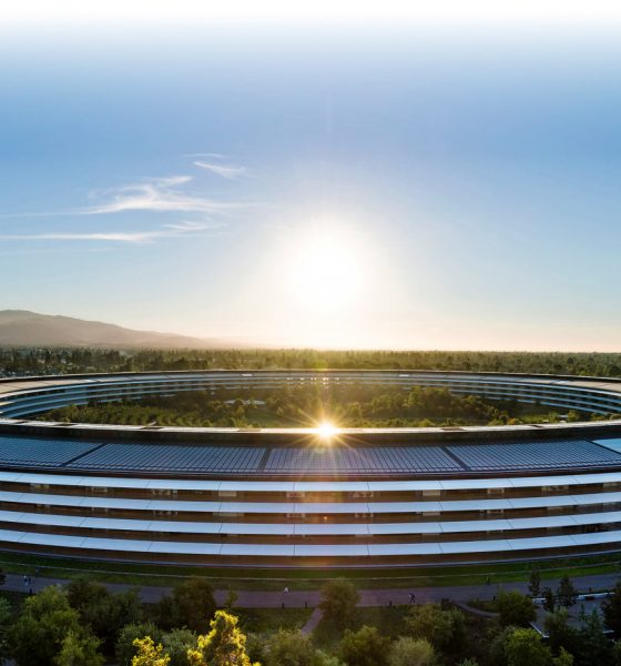 Vue de l'Apple Park à Cupertino