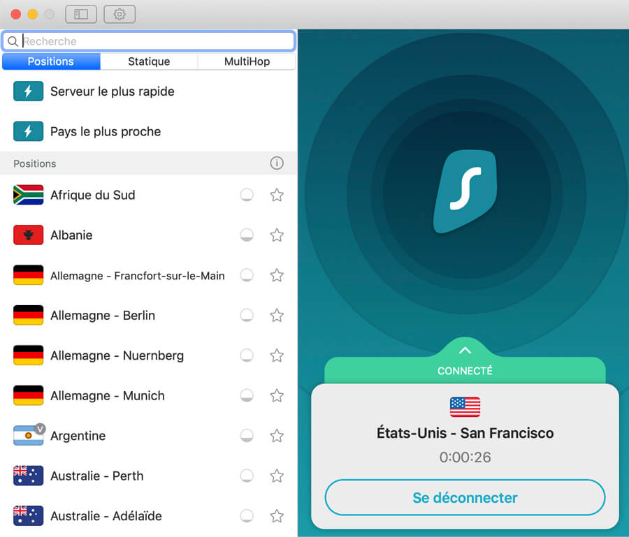 Surfshark VPN on