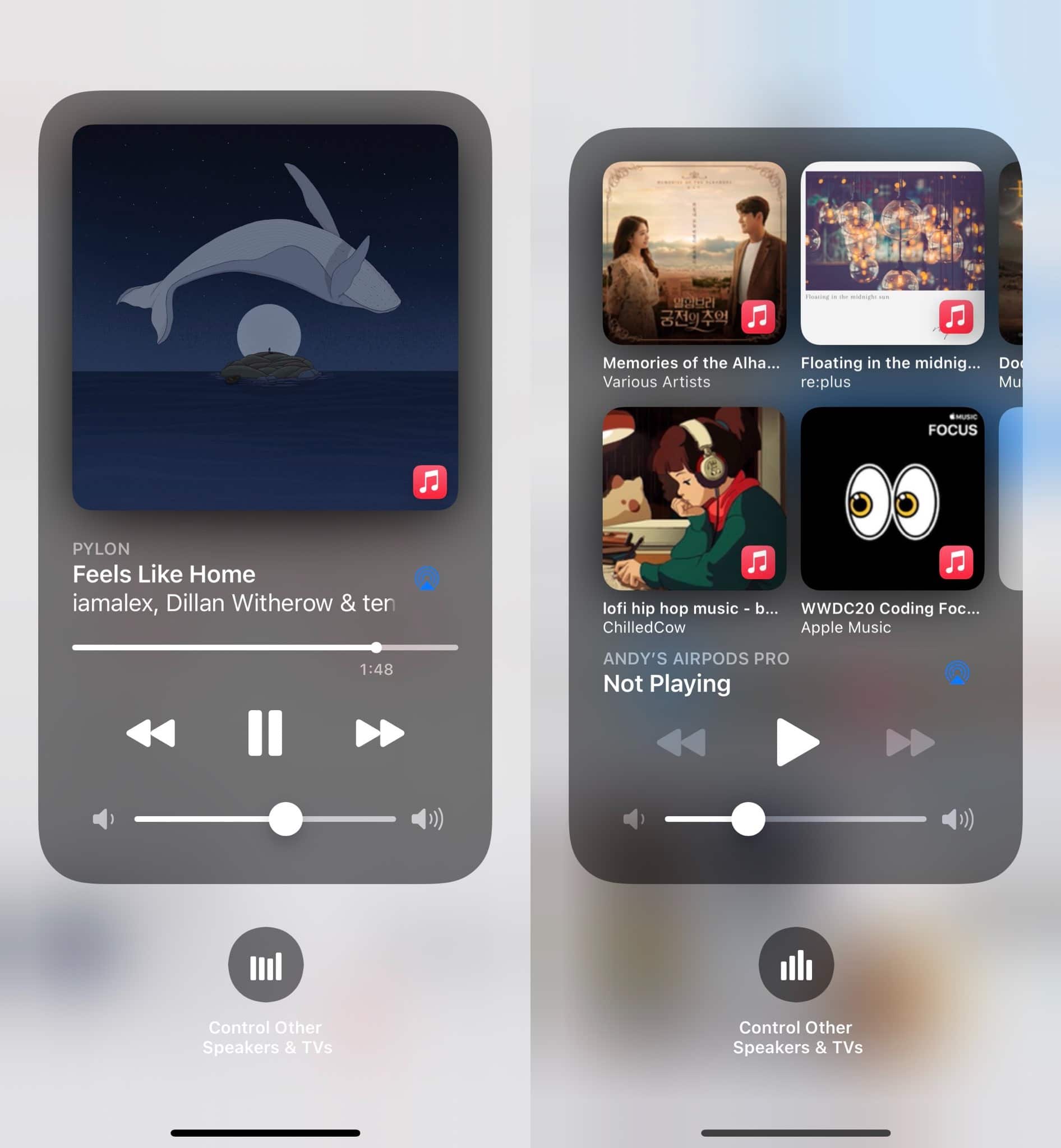 Suggestion Music iOS 14