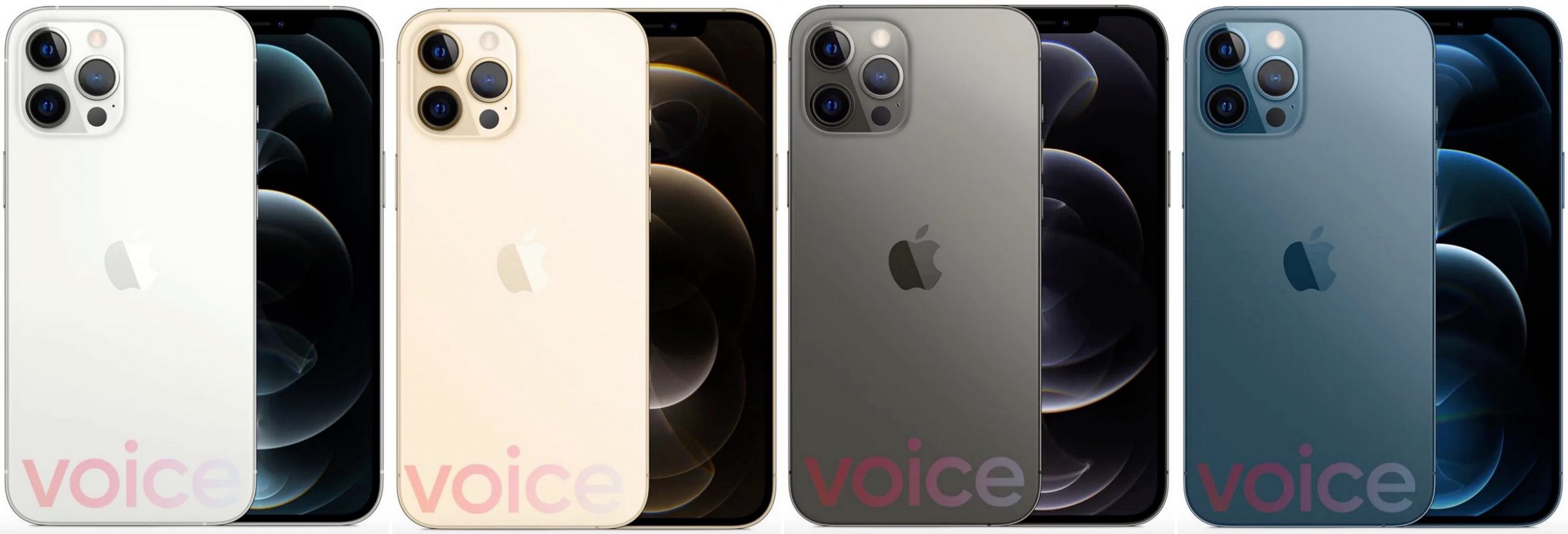 Coloris iPhone 12