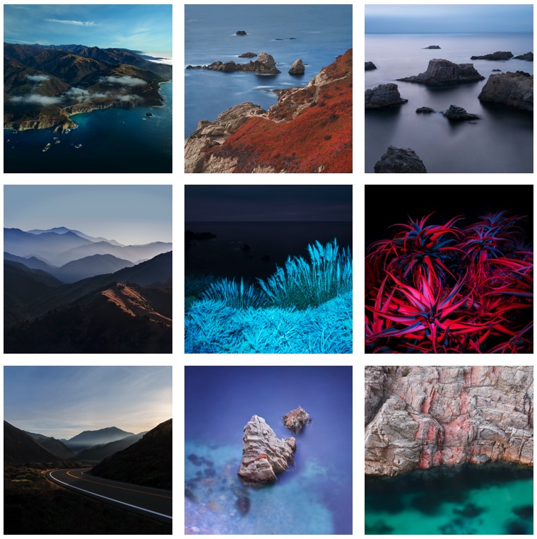 Fonds d'écran macOS Big Sur