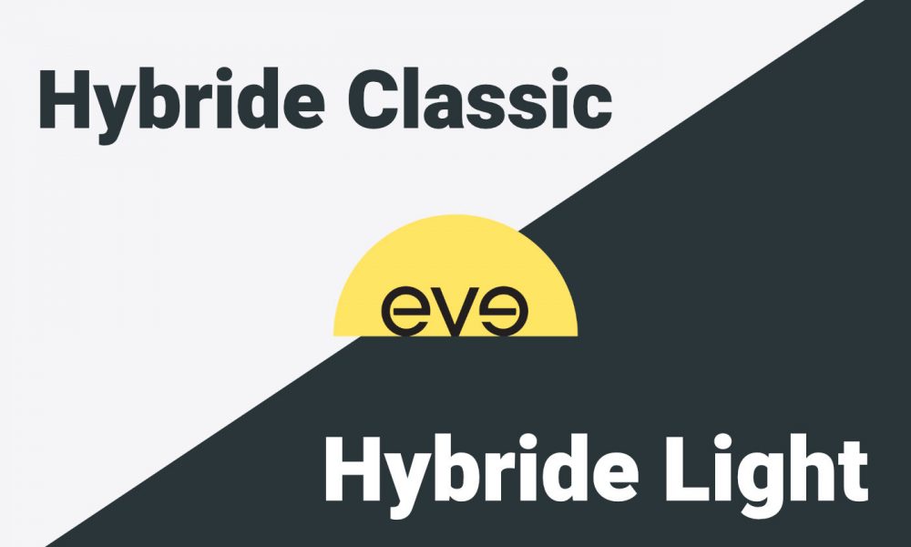 Comparatif Eve Hybrid Light vs Eve Hybrid Classic