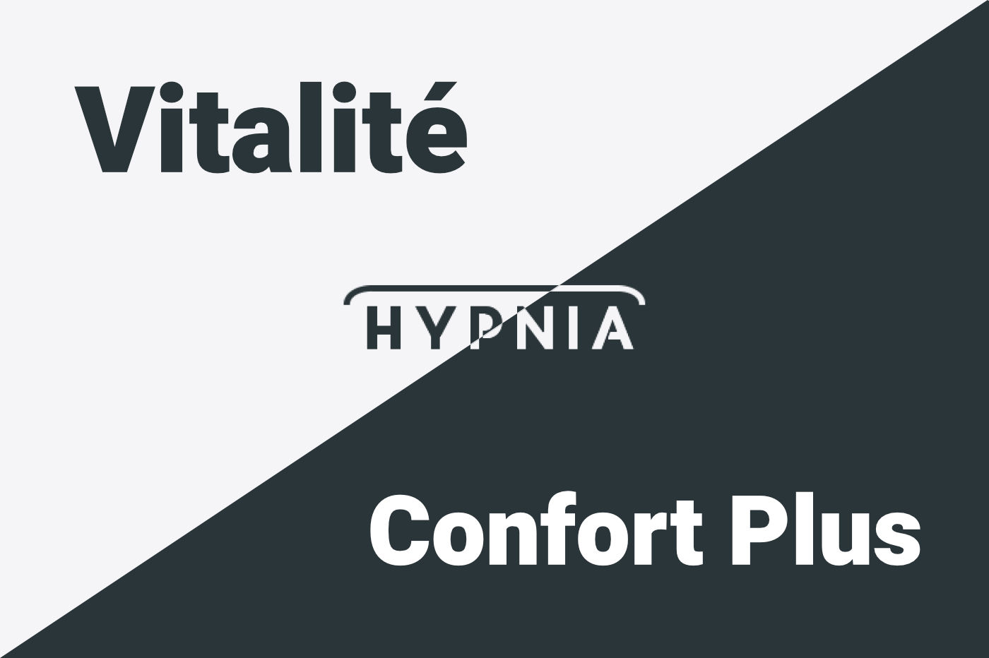 Hypnia Vitalité vs Confort Plus