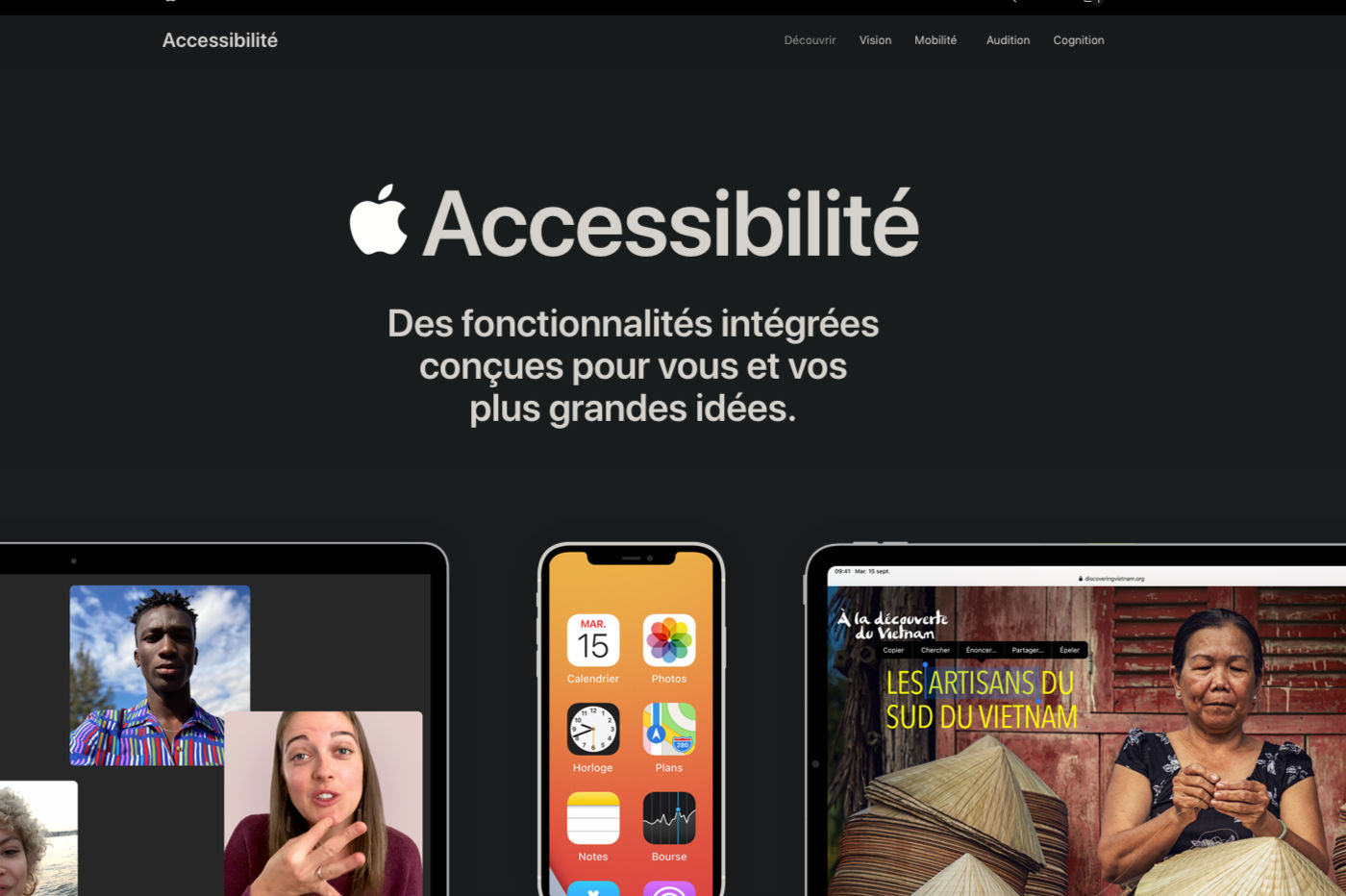 Apple Accessibilité