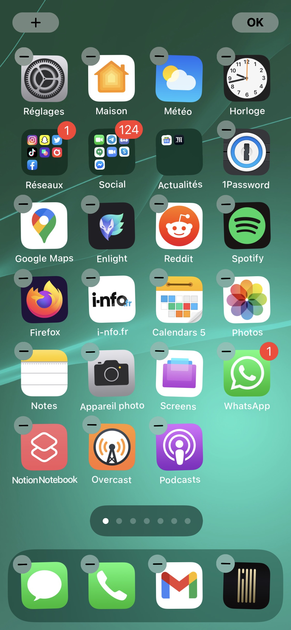 Comment cacher page d'apps sur iOS