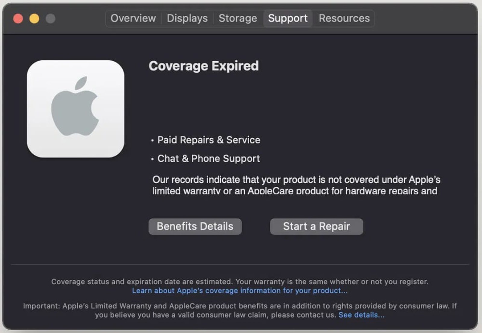 macOS 11.3 garantie
