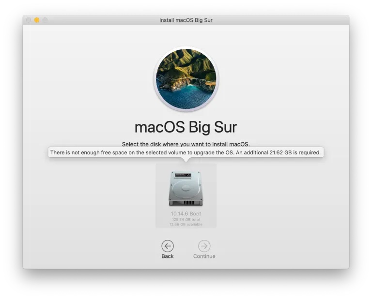 installateur macOS Big Sur
