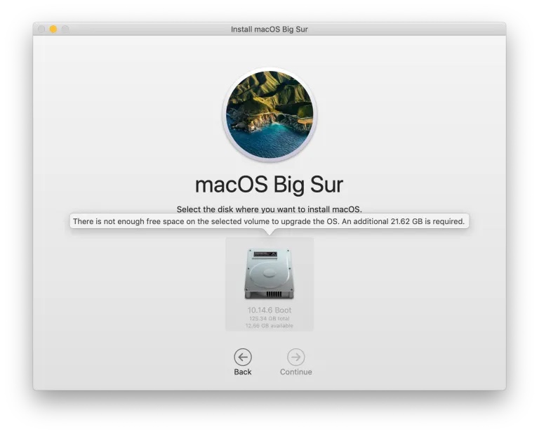 installateur macOS Big Sur