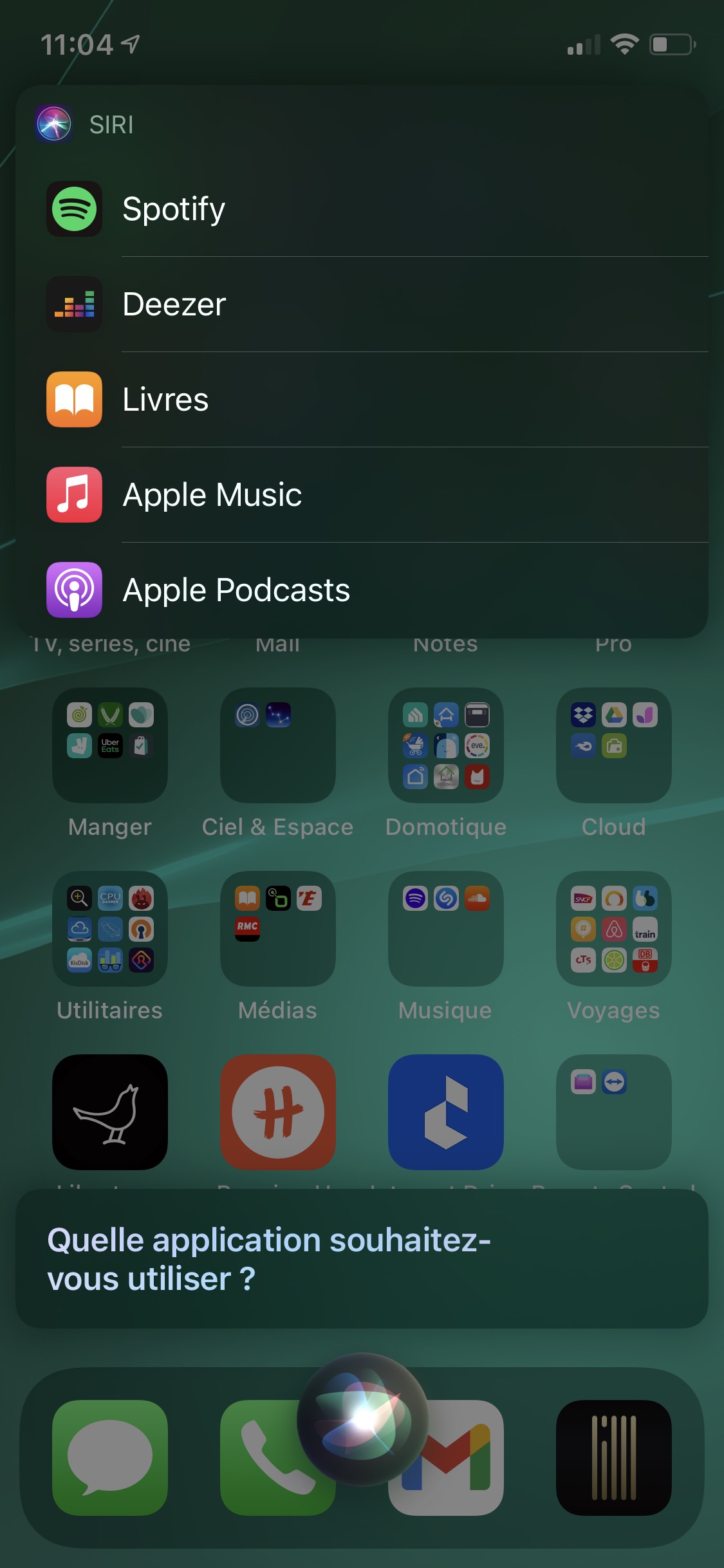 Choix app lecteur musique défaut iOS 14.5