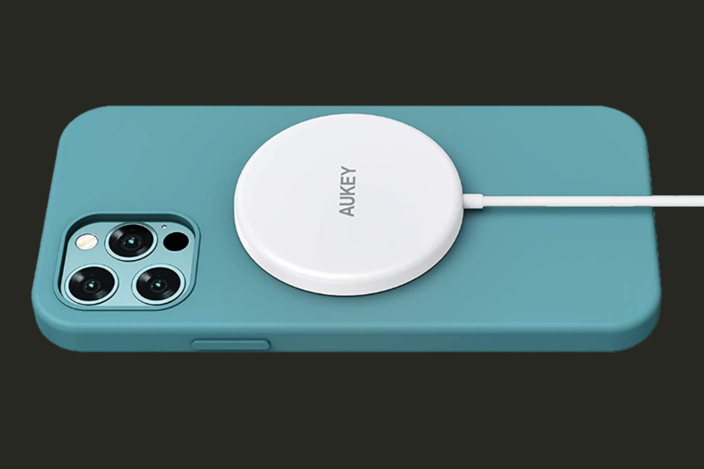 Aukey sort son chargeur magnétique compatible MagSafe