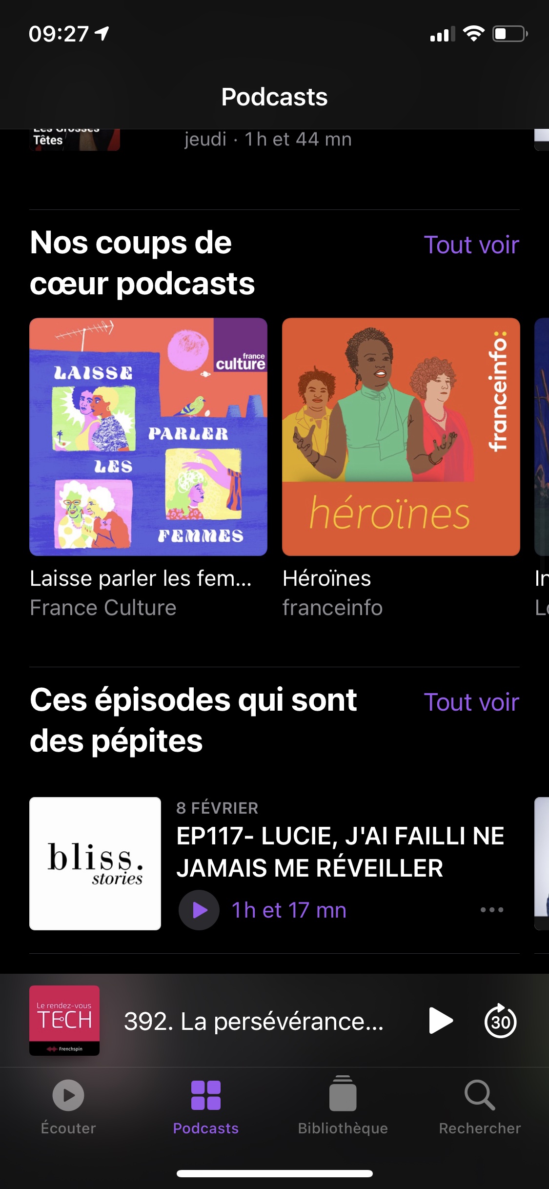 Podcasts mois des femmes