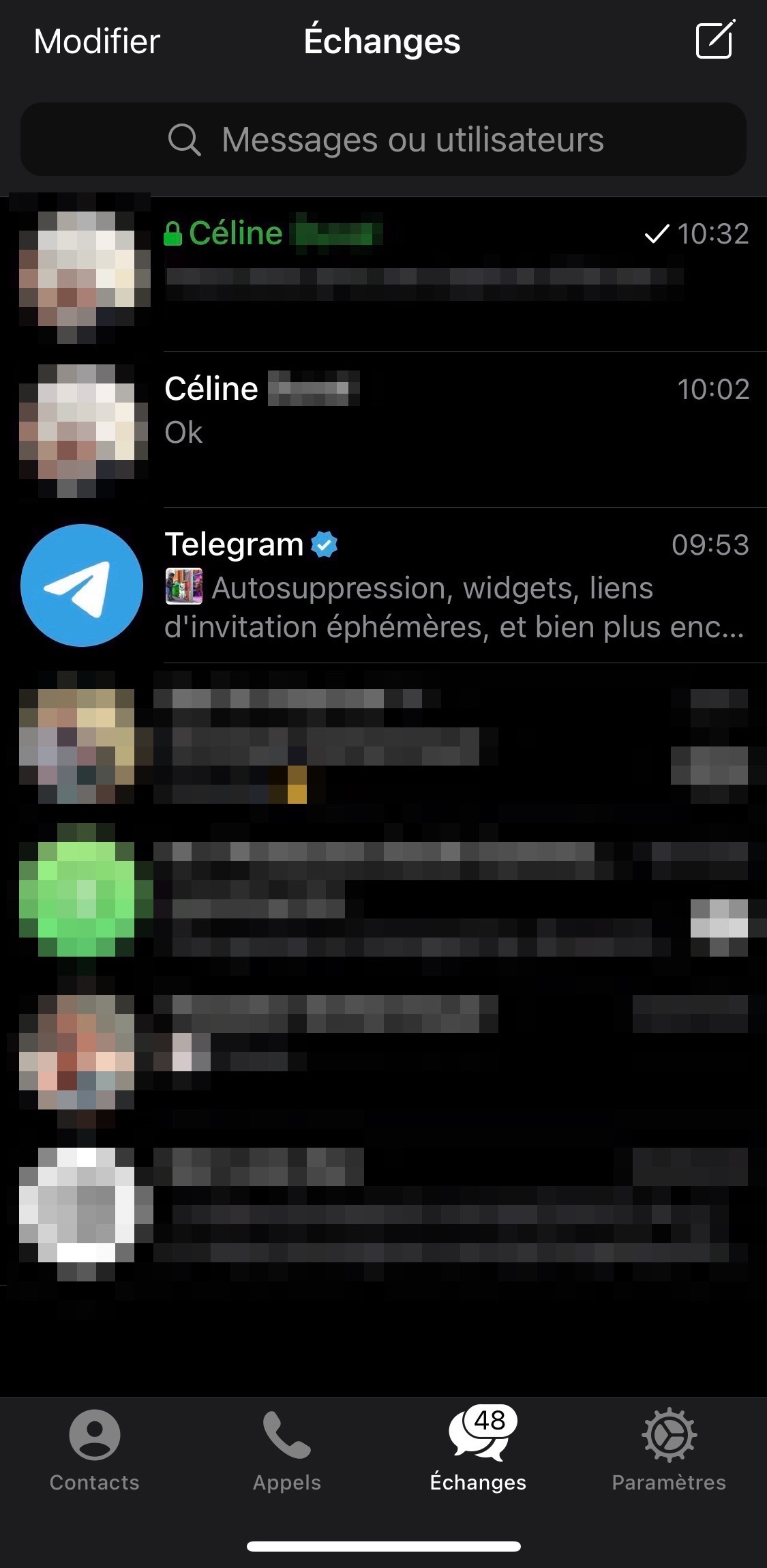 Comment chiffrer discussion Telegram
