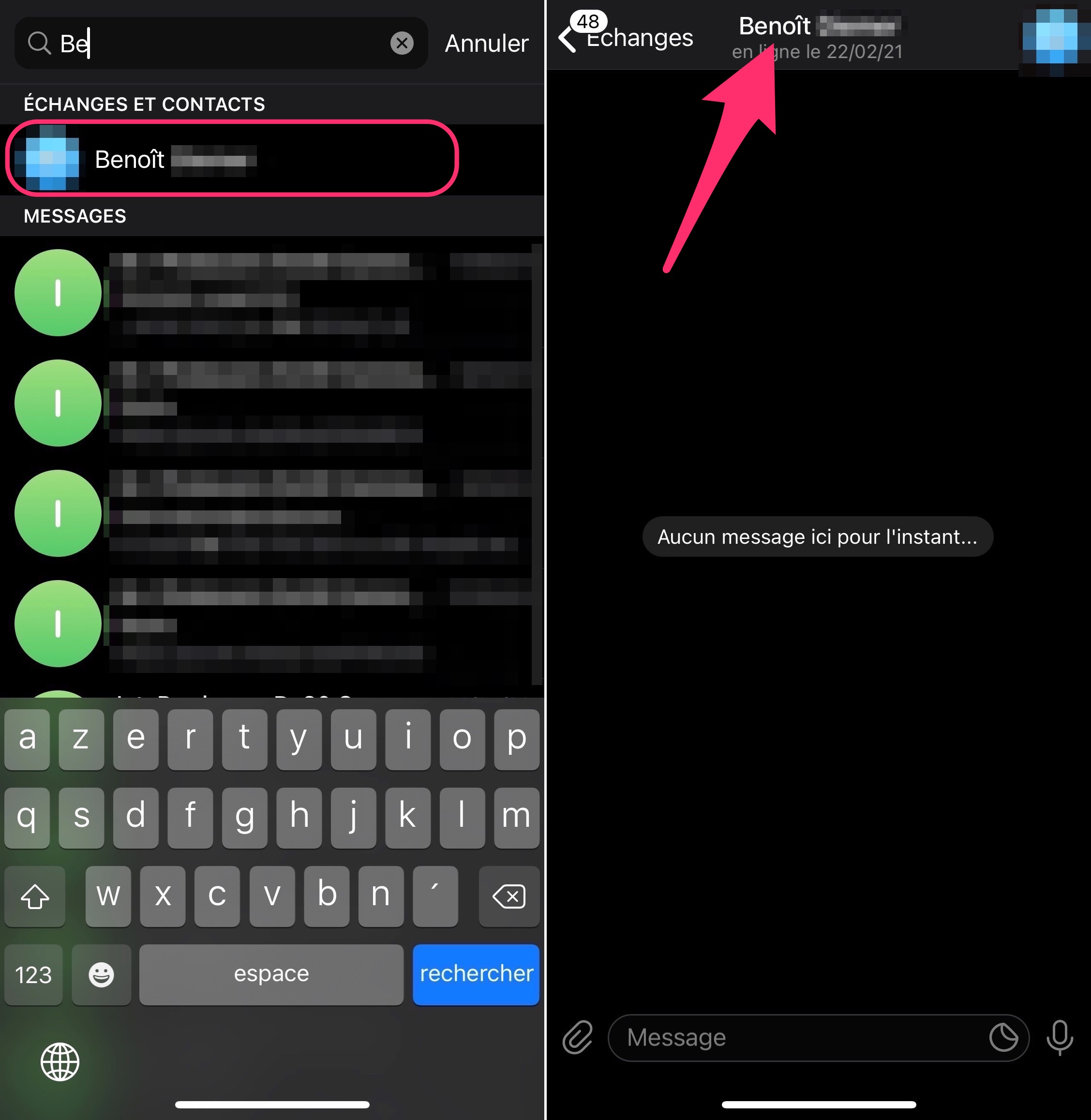 Comment chiffrer conversation Telegram
