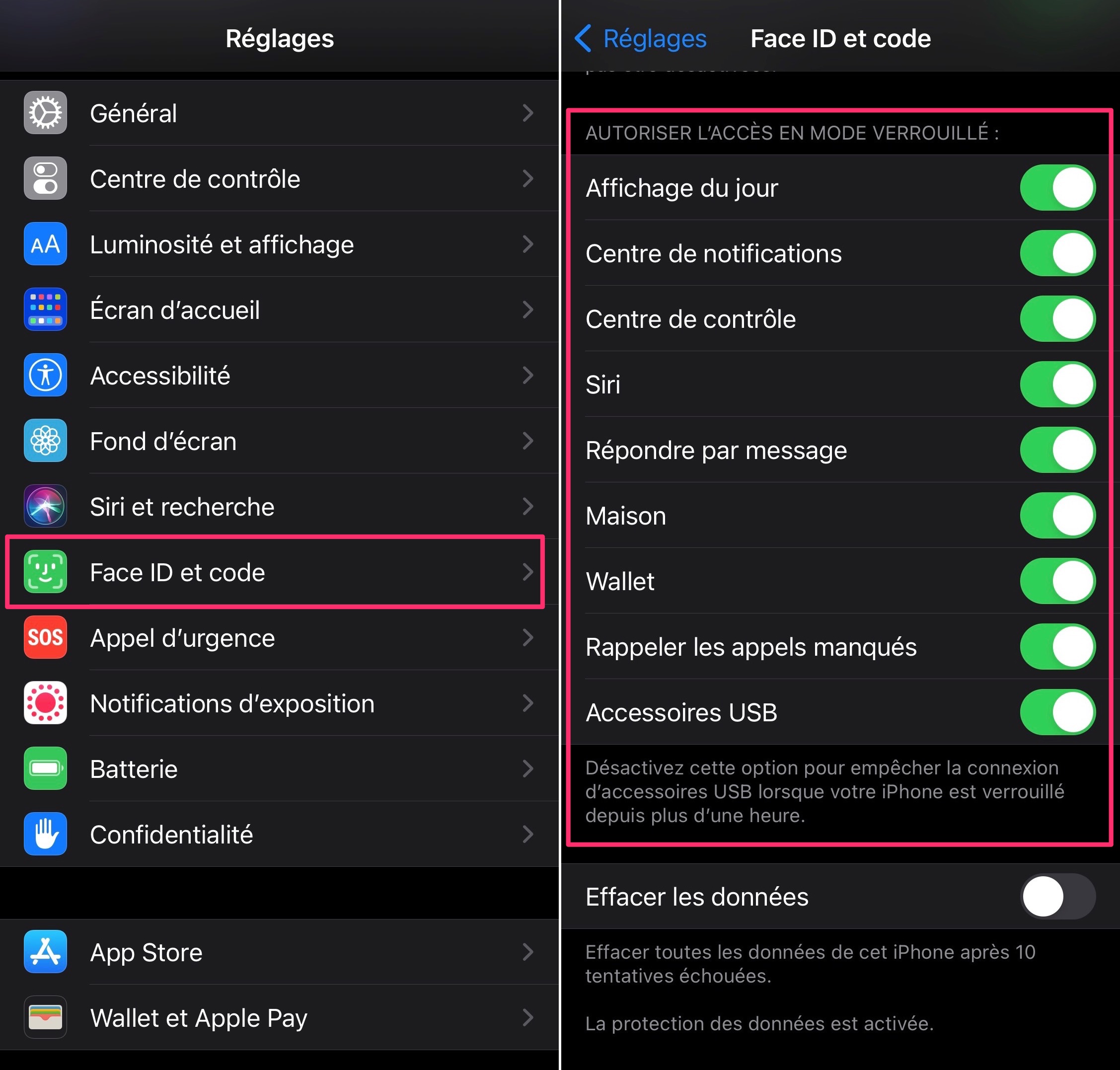 Siri et Maison écran verrouillé