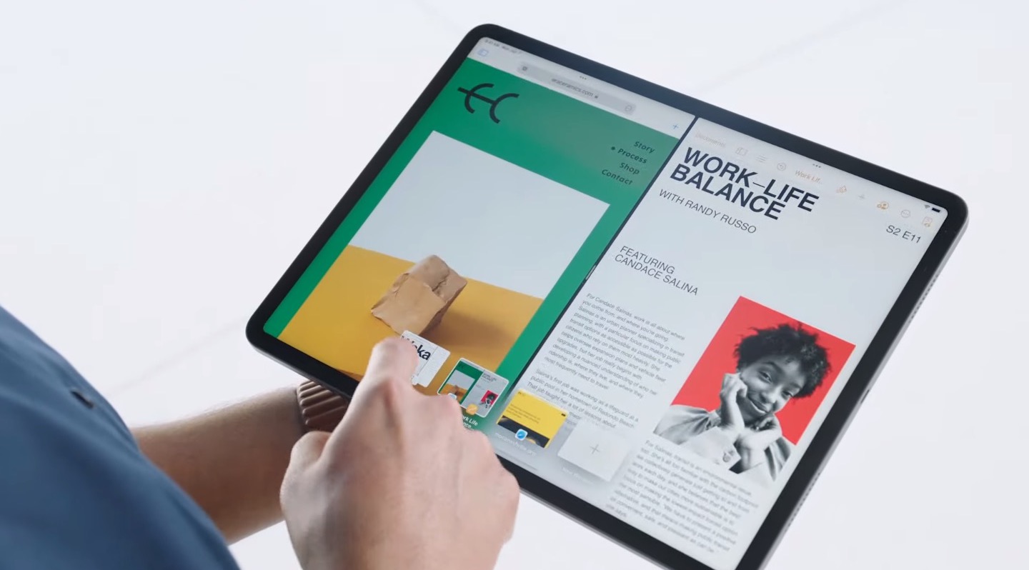 iPadOS 15 Split View