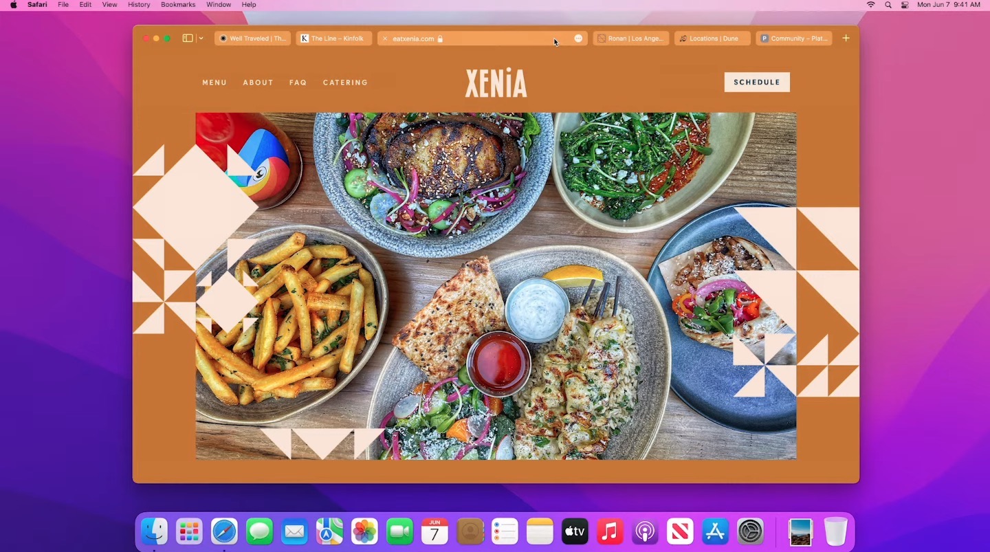 Safari macOS Monterey