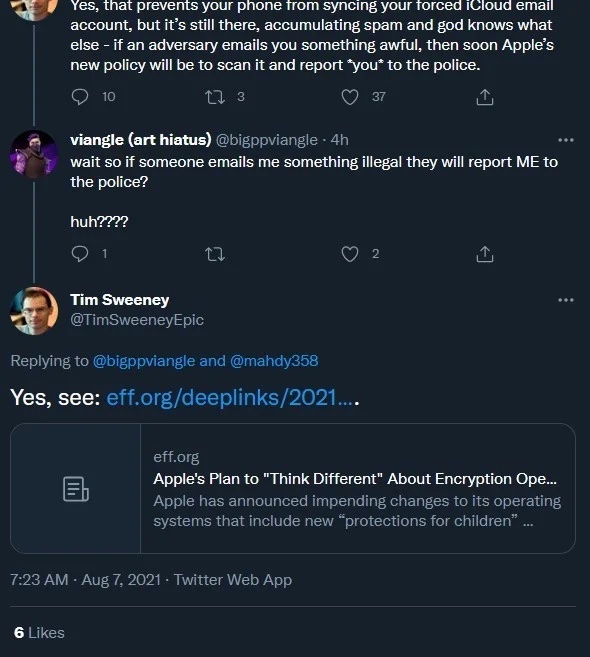 Epic Games contre Apple sur le CSAM