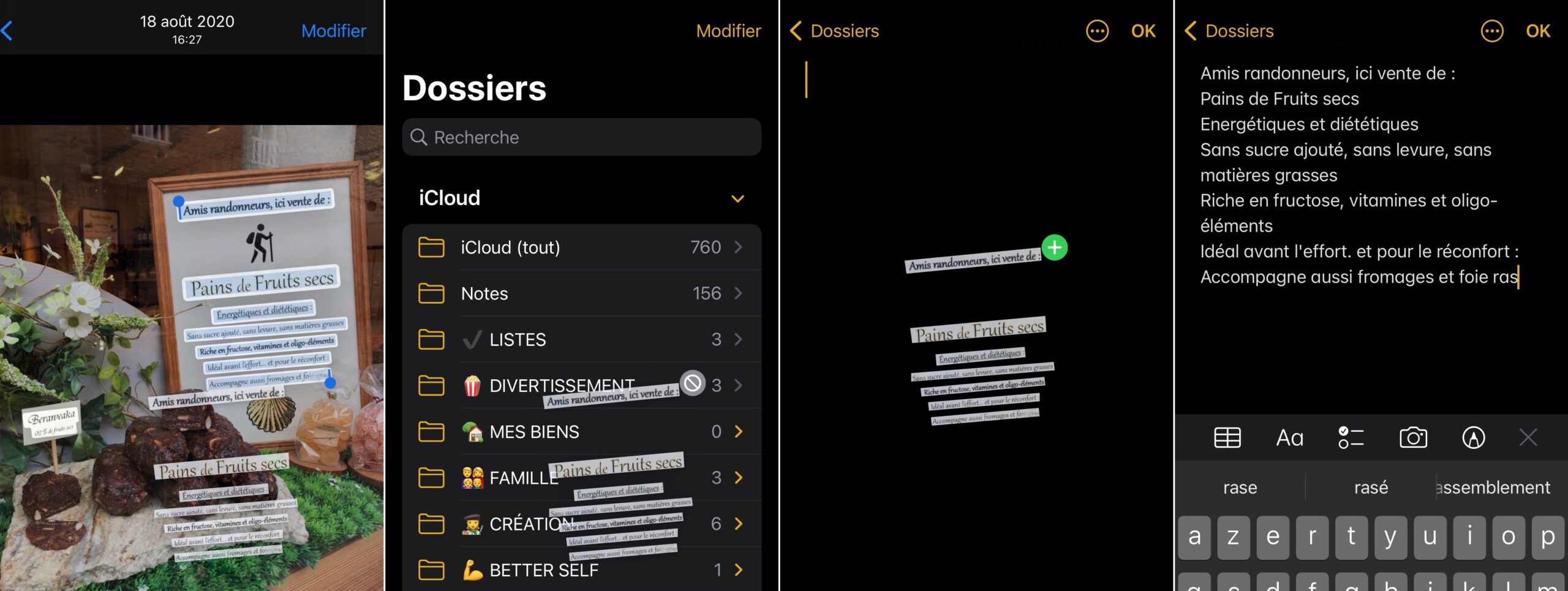 Glisser déposer iOS 15