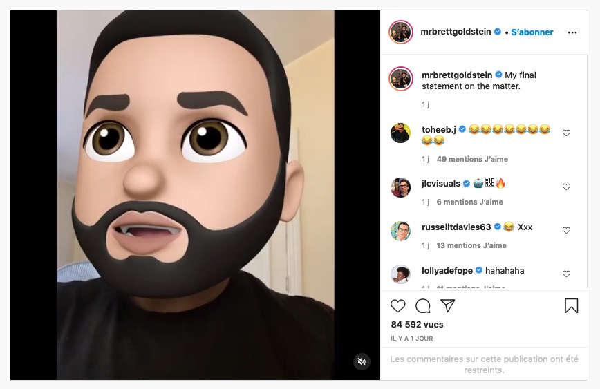 Roy Kent de Ted Lasso sur Instagram et CGI