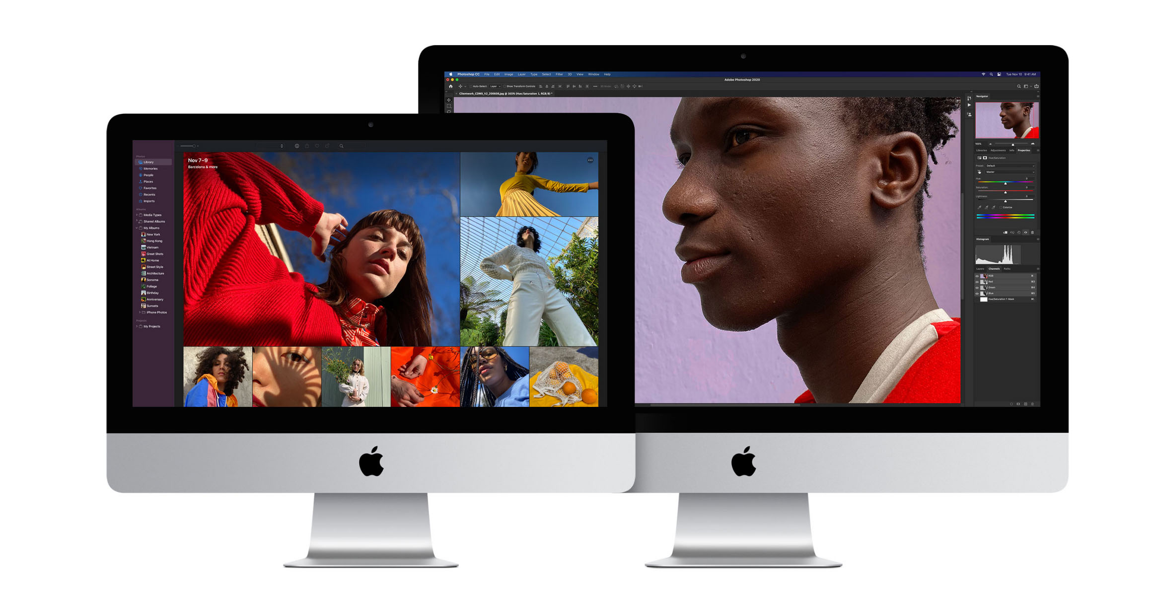 différences iMac M1 vs iMac 2020
