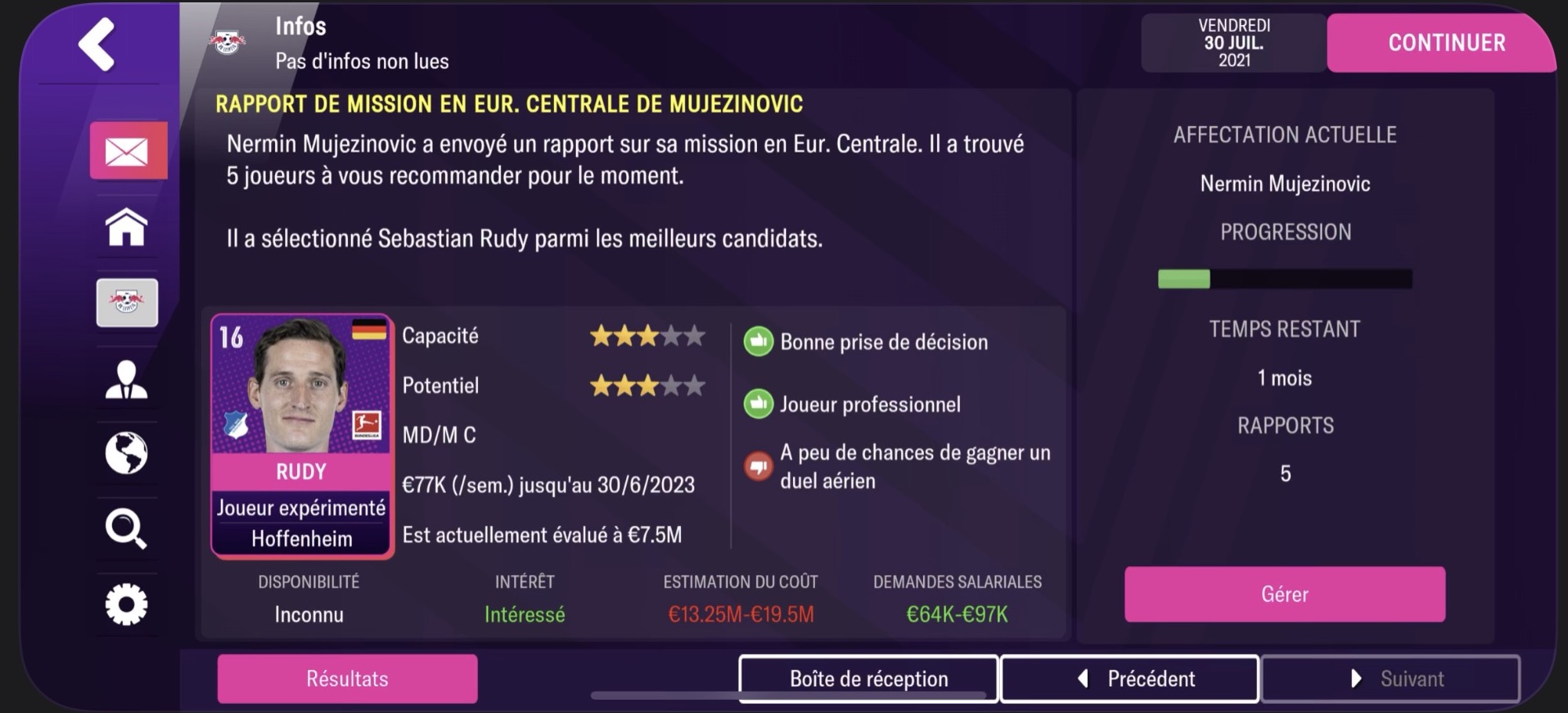 Jeu iPhone Football Manager 2022 Mobile