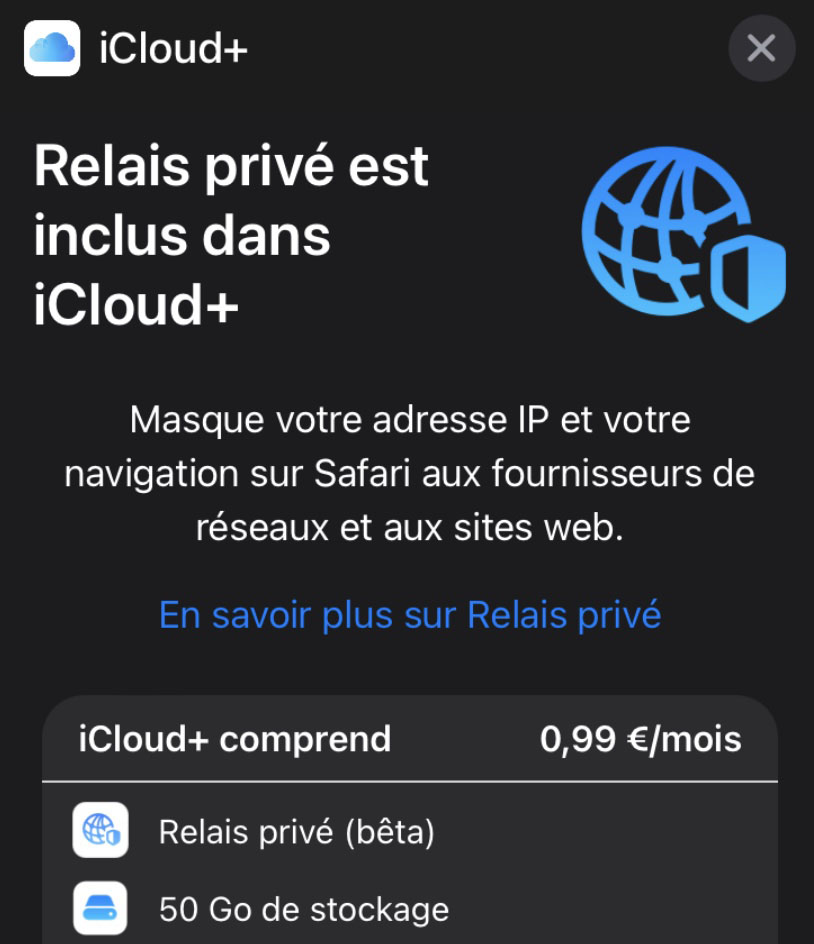 nouveautés Safari iOS 15